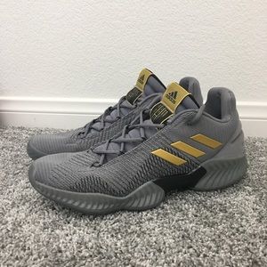 Adidas grey basketball shoes